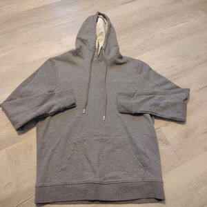 Tommy John Mens Medium Heather Gray Pullover Hoodie Sweatshirt Super Soft